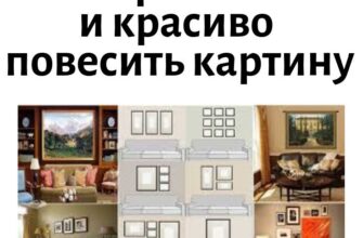 Как правильно повесить картину