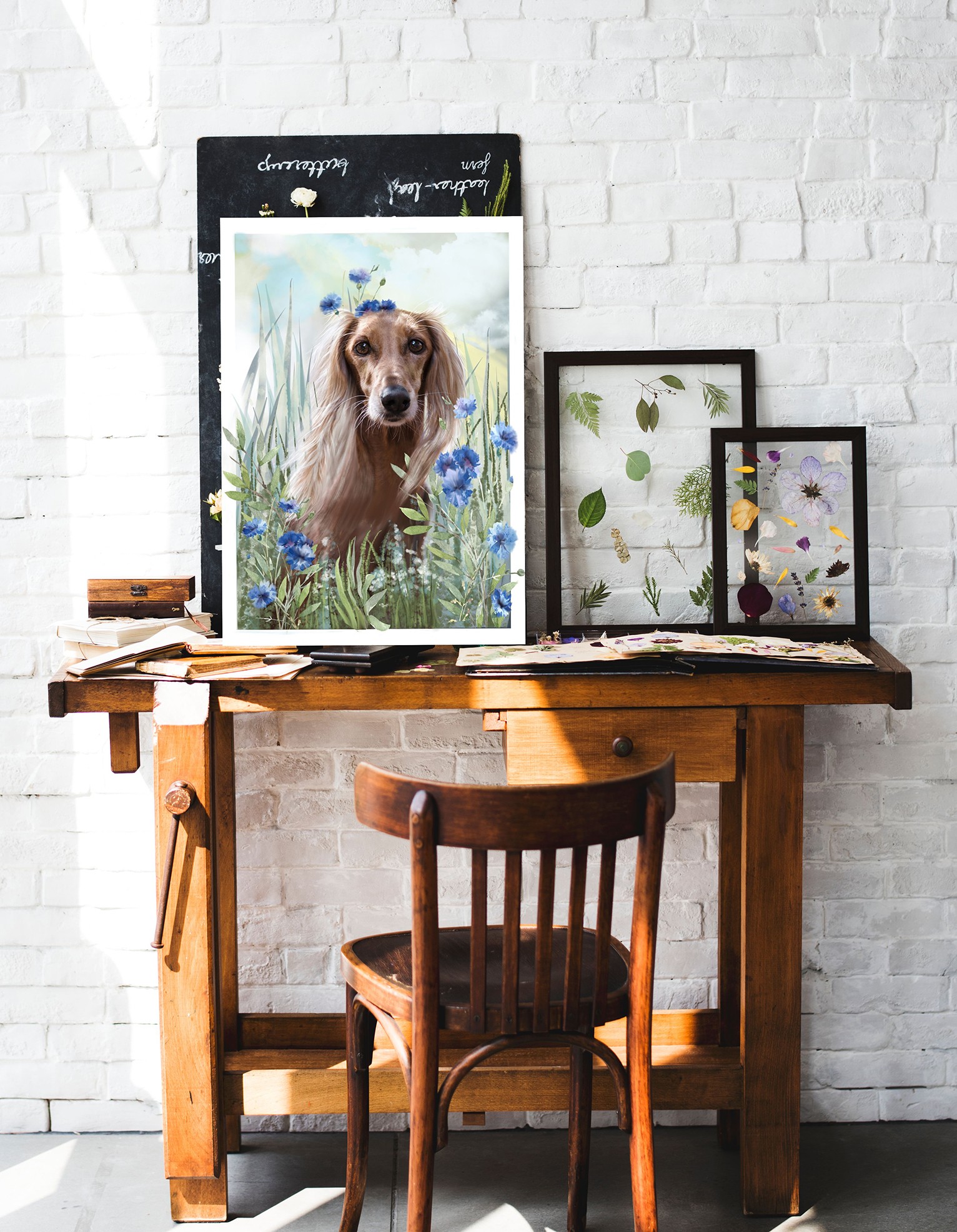 Постер на стену Портрет собаки